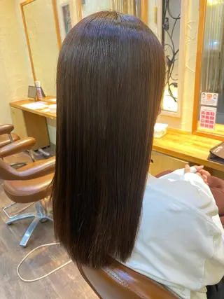 ロング カラー パーマ ヘアアレンジ メンズ キッズ ネイル マツエク・マツパ 🌈髪質改善・美髪矯 正・平野瀬乃🌈のヘアスタイル