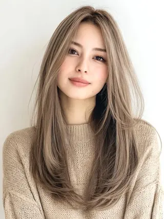 セミロング ❄️透明感カラー❄️ メンズ✂️TOWAのヘアスタイル