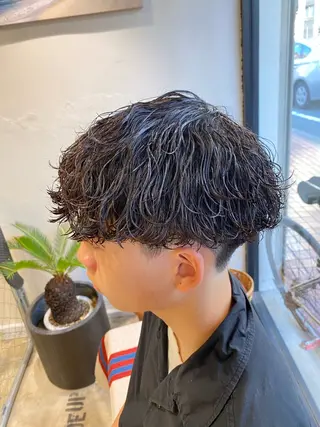 パーマ メンズ 🌴パーマオタク🌴 長谷川 諒佑🌈のヘアスタイル