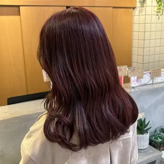 セミロング カラー MASHU Grandvase所属・めい/透明感カラー /レイヤー/ボブのヘアスタイル