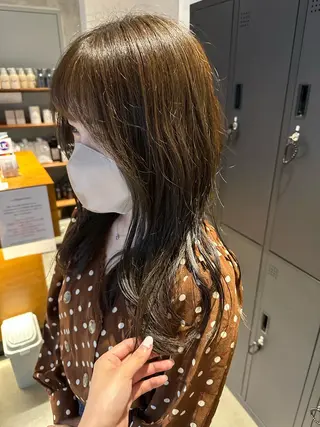 ミディアム 💜透明感カラー🌈 /森絵美莉⛄️❄️のヘアスタイル
