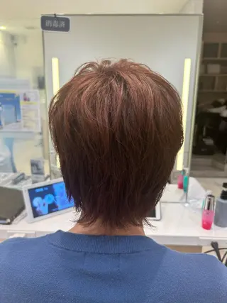 ショート カラー メンズ はるか/透明感カラー /ヘアアレンジ🤍のヘアスタイル