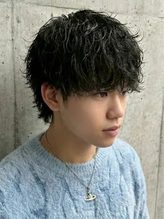 パーマ メンズ メンズカット/メンズ パーマ/TOMOのヘアスタイル