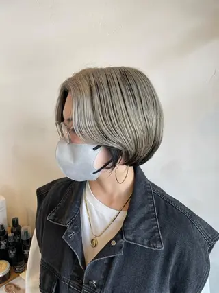ショート カラー AKALA HAIR 西宮店 Juriのヘアスタイル
