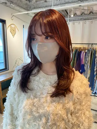 ロング カラー Hayashi Shioriのヘアスタイル