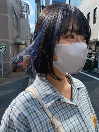 ショート カラー なかの たくみのヘアスタイル