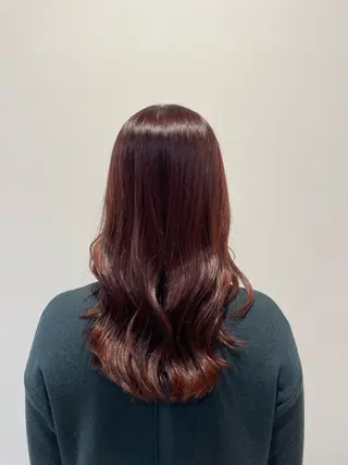カラー たけみ りさのヘアスタイル