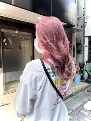 セミロング カラー AKI 🐉のヘアスタイル