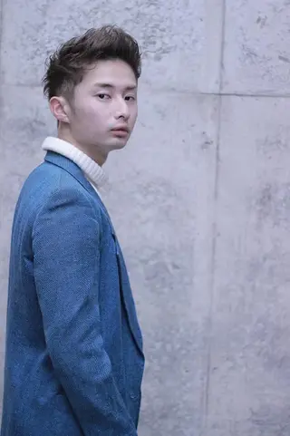 ショート カラー パーマ 及川 光のヘアスタイル