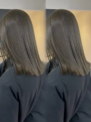 セミロング カラー ダブルカラー 🌙chinariのヘアスタイル