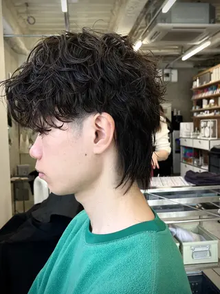 パーマ メンズ メンズパーマ/天神 大名/MIYAKEのヘアスタイル