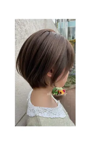 ショート ♡レイヤーボブ パーマ/うらら♡のヘアスタイル