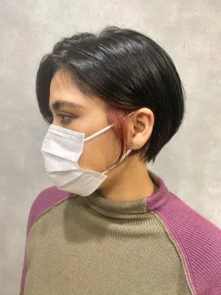 ショート カラー 🍃ショートヘア🍃 北林春樹のヘアスタイル