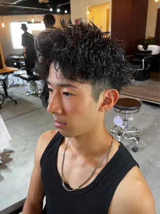 ショート メンズ 石川 歳也のヘアスタイル