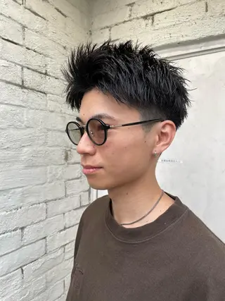 メンズ 大阪美容師 井上智博のヘアスタイル