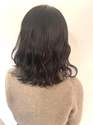 ミディアム カラー 佐藤 梨里花 ❤︎のヘアスタイル