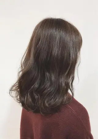 ロング カラー 横浜ブリーチムラ直し ハイトーン/ブリーチのヘアスタイル