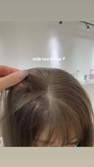 ロング カラー ブリーチなしWカラー ／レイヤー🎀マリノのヘアスタイル
