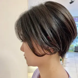 ショート カラー ヘアアレンジ 【Sweep】おじま のぞみのヘアスタイル