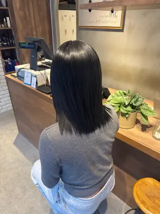 ミディアム カラー 暖色カラー🤎Red Neo meiのヘアスタイル