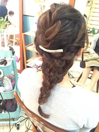 ショート ミディアム セミロング ロング カラー パーマ ヘアアレンジ 早朝✨ヘアセット 着付け/清水玲歌のヘアスタイル
