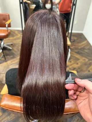 セミロング カラー 💎艶髪／美髪特化 世麗💎のヘアスタイル