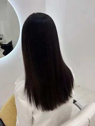 ロング カラー 【aini天王寺】 𝐚𝐢𝐫𝐢✂︎のヘアスタイル