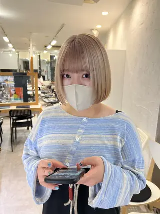 ショート カラー パーマ ヘアアレンジ メンズ キッズ ネイル マツエク・マツパ アイブロウ ショートヘア原宿 fifth コシのヘアスタイル