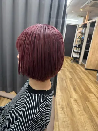 ミディアム カラー reeed konnoのヘアスタイル