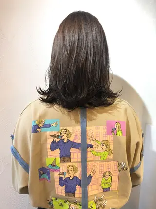 ミディアム カラー ベイリコルド　アトリ 店長　宮城一真のヘアスタイル