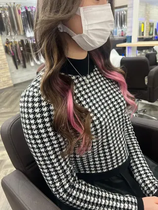 ロング 枝毛カット&髪質改善 満足NO.1岡しゃんのヘアスタイル