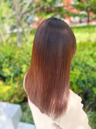 ロング 髪質改善&美髪カラー ボブ&ロングRYOのヘアスタイル