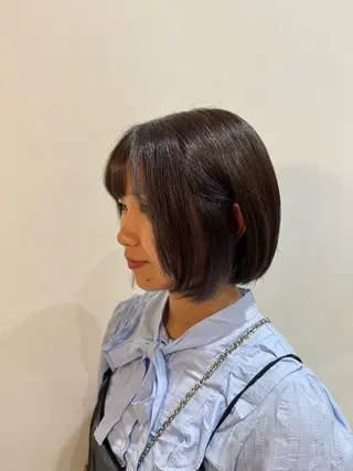 カラー 吉留 文月のヘアスタイル