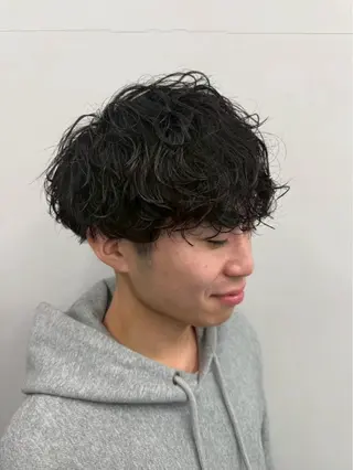 ショート パーマ メンズ 博多メンズヘア特化 ベップハルキのヘアスタイル