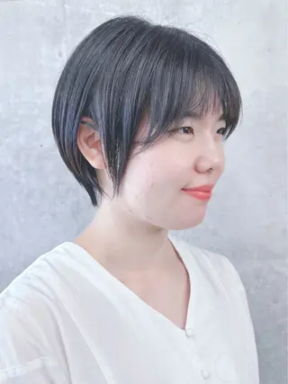 ショート ボブ/ゆるふわ ボブパーマ/とういのヘアスタイル