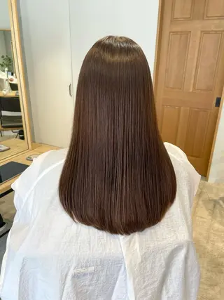 ロング カラー 東 みのりのヘアスタイル