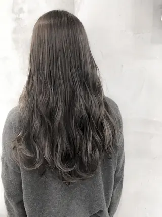 ロング カラー パーマ ヘアアレンジ ブリーチカラー🔥 パーマ【佐々木凌平】のヘアスタイル