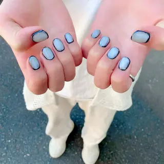 ミディアム カラー パーマ ヘアアレンジ メンズ キッズ ネイル マツエク・マツパ アイブロウ Salon Kのネイルデザイン