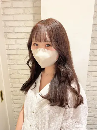 ロング カラー ヘアアレンジ シールエクステ横浜 🐏☁️miminaのヘアスタイル