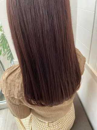 ロング カラー 前髪顔周り✂️店長 ❤️アマミヤ❤️のヘアスタイル