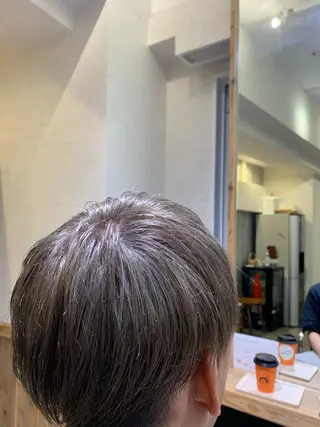 ショート カラー パーマ ヘアアレンジ メンズ Sia中野新橋 『JUNYA』のヘアスタイル