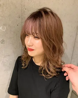 ミディアム カラー ✨森下 直弥✨ 店長🤩のヘアスタイル