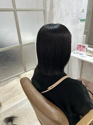ミディアム カラー 💙まこと💙艶 カラー(Rico)のヘアスタイル