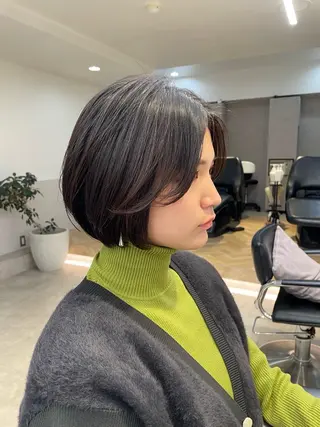 ショート 🤍ショートボブ 🤍NANAMI🤍のヘアスタイル