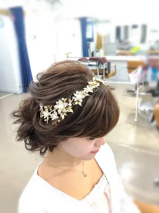 セミロング laera 佐藤のヘアスタイル