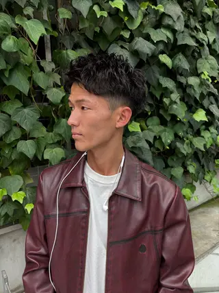ショート パーマ メンズ 💈メンズ短髪特化 ✂︎伊藤大輝💈のヘアスタイル
