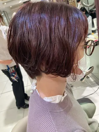 ショート パーマ Yamamoto 半個室美容室zinaのヘアスタイル