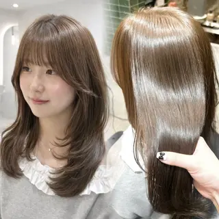 セミロング 巻きラク♡レイヤー 🦢こころのヘアスタイル