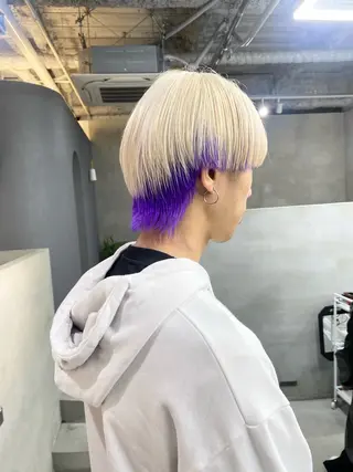 ショート カラー メンズ 前橋 姫奈のヘアスタイル