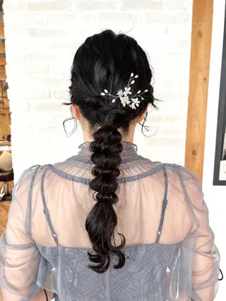 ロング ヘアアレンジ Topstylist YUKIのヘアスタイル